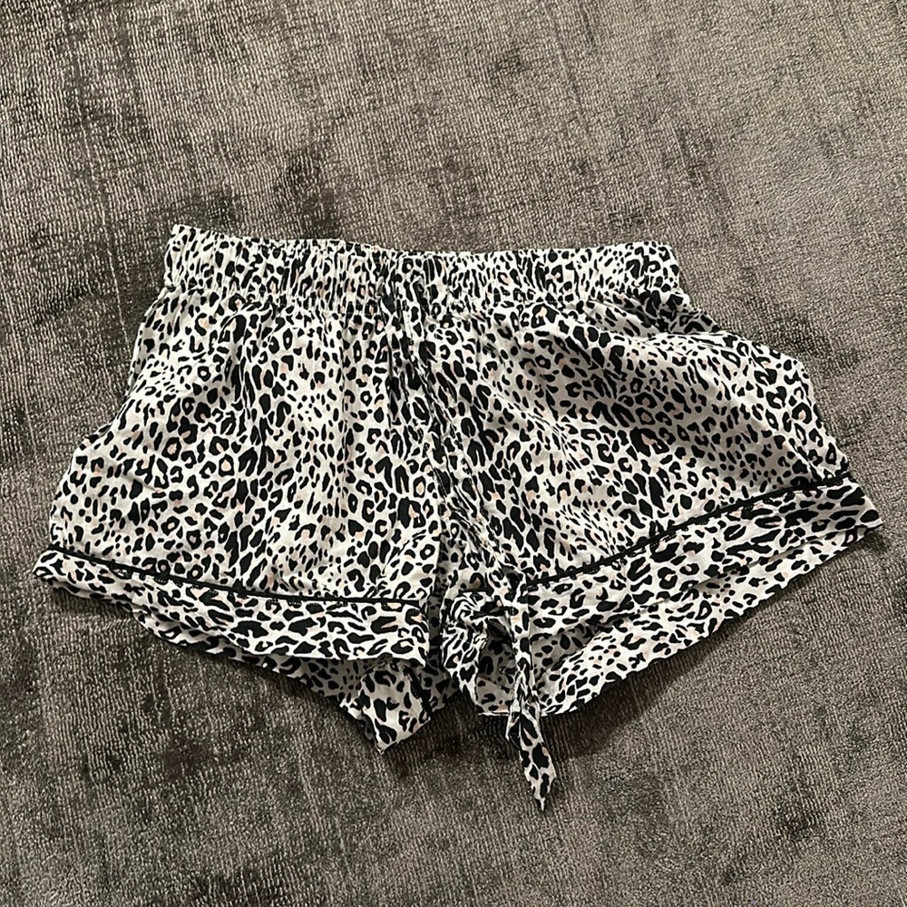Victoria Secret Cheetah Print Pajama Shorts